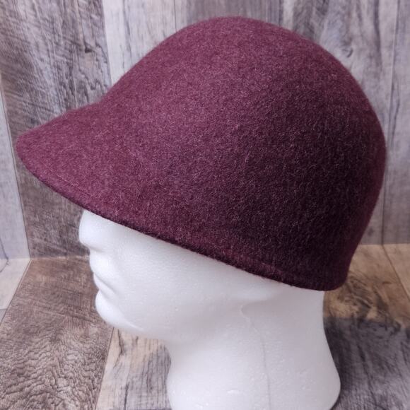 Ted Baker Wool Felt Peak Hat Womens Ribbon Bow Cloche Great Gatsby Roaring 20s - Picture 9 of 14